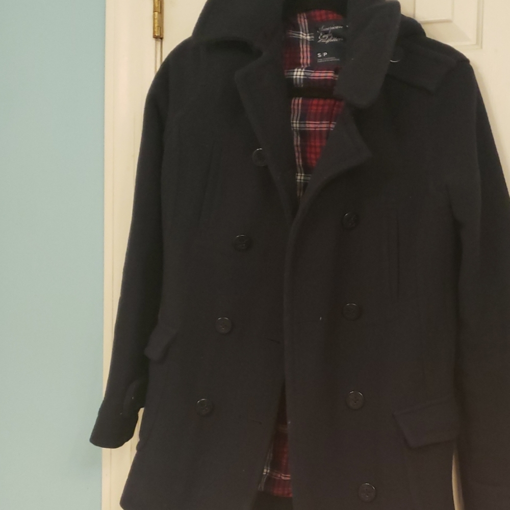 American eagle hooded peacoat